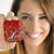 Aloha Hawaii Christmas AirPods Case Mele Kalikimaka Windsurfing Santa Palaka Quilt Motifs - Polynesian Pride