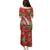 Aloha Hawaii Christmas Family Matching Puletasi and Hawaiian Shirt Mele Kalikimaka Windsurfing Santa Palaka Quilt Motifs - Polynesian Pride