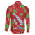Aloha Hawaii Christmas Family Matching Tank Maxi Dress and Hawaiian Shirt Mele Kalikimaka Windsurfing Santa Palaka Quilt Motifs - Polynesian Pride