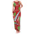Aloha Hawaii Christmas Family Matching Tank Maxi Dress and Hawaiian Shirt Mele Kalikimaka Windsurfing Santa Palaka Quilt Motifs - Polynesian Pride