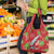 Aloha Hawaii Christmas Grocery Bag Mele Kalikimaka Windsurfing Santa Palaka Quilt Motifs - Polynesian Pride