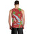 Aloha Hawaii Christmas Men Tank Top Mele Kalikimaka Windsurfing Santa Palaka Quilt Motifs - Polynesian Pride