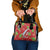 Aloha Hawaii Christmas Shoulder Handbag Mele Kalikimaka Windsurfing Santa Palaka Quilt Motifs - Polynesian Pride