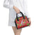 Aloha Hawaii Christmas Shoulder Handbag Mele Kalikimaka Windsurfing Santa Palaka Quilt Motifs - Polynesian Pride