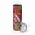 Aloha Hawaii Christmas Skinny Tumbler Mele Kalikimaka Windsurfing Santa Palaka Quilt Motifs - Polynesian Pride