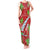 Aloha Hawaii Christmas Tank Maxi Dress Mele Kalikimaka Windsurfing Santa Palaka Quilt Motifs - Polynesian Pride