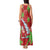 Aloha Hawaii Christmas Tank Maxi Dress Mele Kalikimaka Windsurfing Santa Palaka Quilt Motifs - Polynesian Pride