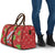 Aloha Hawaii Christmas Travel Bag Mele Kalikimaka Windsurfing Santa Palaka Quilt Motifs - Polynesian Pride