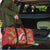 Aloha Hawaii Christmas Travel Bag Mele Kalikimaka Windsurfing Santa Palaka Quilt Motifs - Polynesian Pride