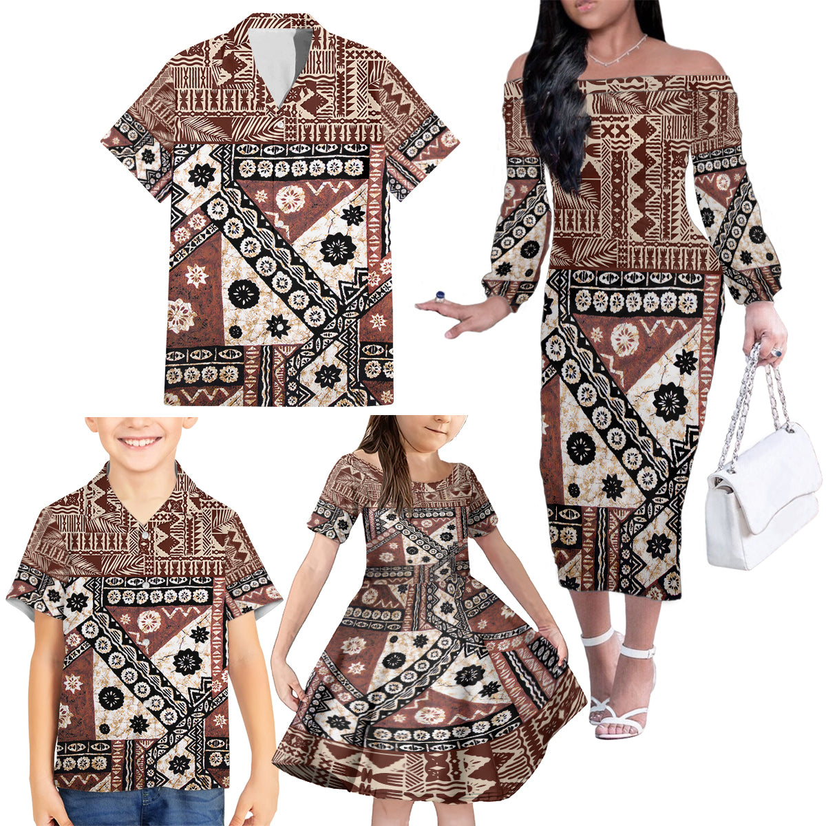 formal fijian dress patterns Amazon.com: Summer Women's Short-Sleeved Sexy Fishtail Dress Fiji Island Style Polynesian Art Print Party Evening Dress : Clothing, Shoes & Jewelry