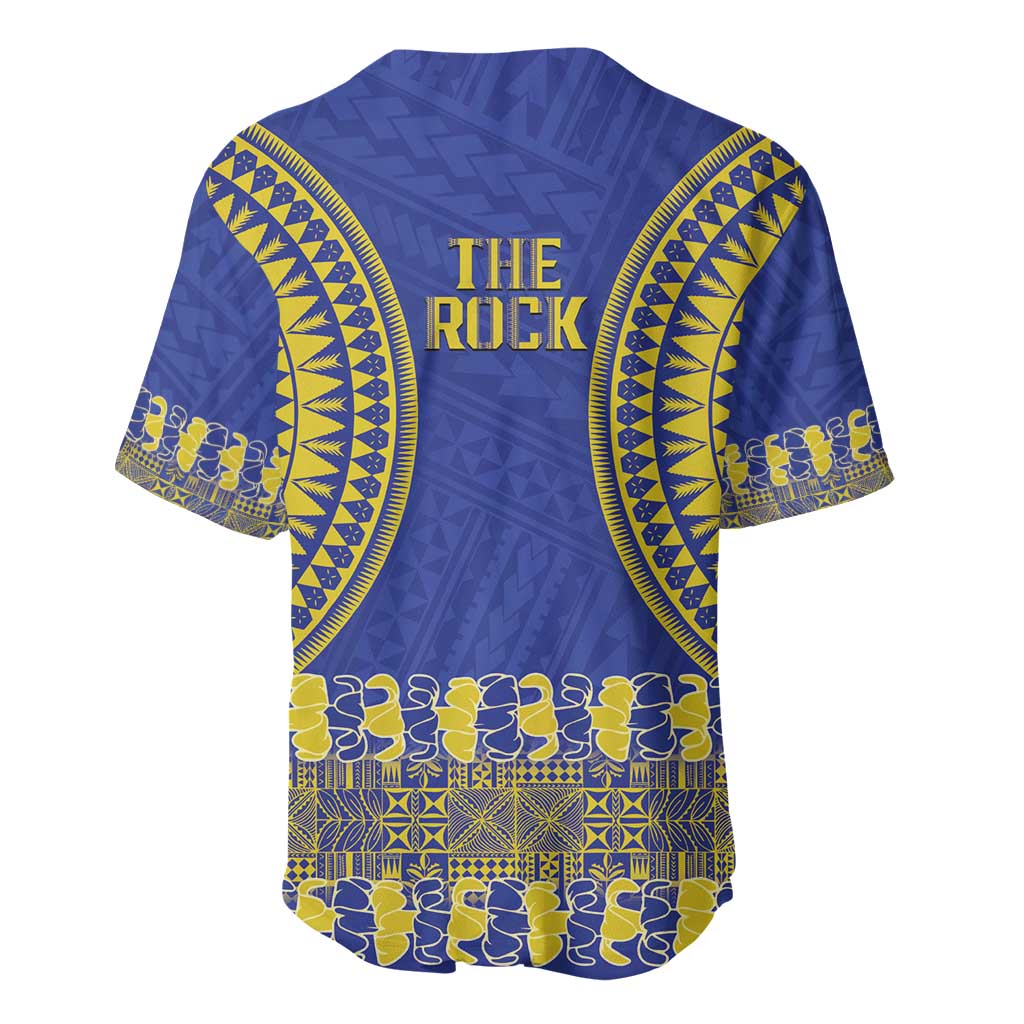 Fakaalofa Lahi Atu Niue Baseball Jersey Siapo Pattern With Puakenikeni