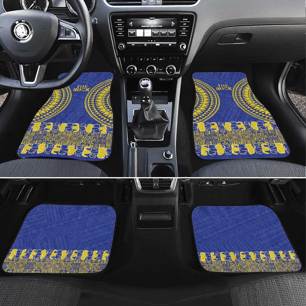 Fakaalofa Lahi Atu Niue Car Mats Siapo Pattern With Puakenikeni
