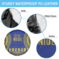Fakaalofa Lahi Atu Niue Spare Tire Cover Siapo Pattern With Puakenikeni LT14 - Polynesian Pride
