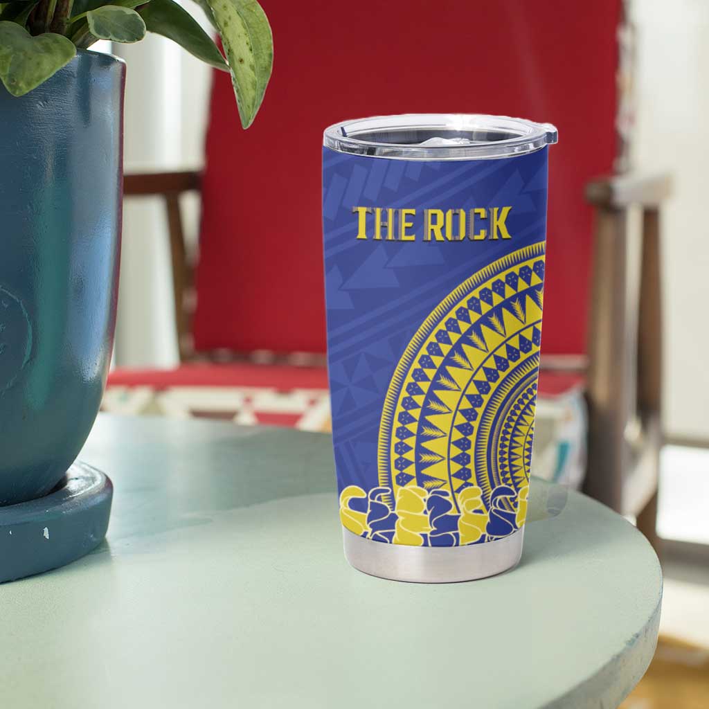 Fakaalofa Lahi Atu Niue Tumbler Cup Siapo Pattern With Puakenikeni