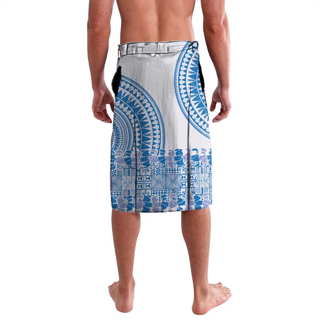 Niue Language Week Lavalava The Rock Coconut Crab - Siapo Blue Pastel