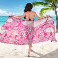 Pink Niue Language Week Sarong The Rock Coconut Crab - Siapo Pattern
