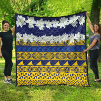 Tokelau Language Week Quilt Tokelauan Tuluma With Gardenia Thunbergia