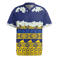 Tokelau Language Week Rugby Jersey Tokelauan Tuluma With Gardenia Thunbergia