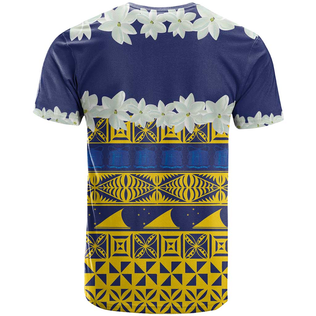 Tokelau Language Week T Shirt Tokelauan Tuluma With Gardenia Thunbergia
