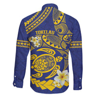 Te Vaiaho o te Gagana Tokelau Family Matching Off The Shoulder Long Sleeve Dress and Hawaiian Shirt Polynesian Turtle - Malo Ni!