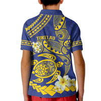 Te Vaiaho o te Gagana Tokelau Kid Polo Shirt Polynesian Turtle - Malo Ni!