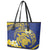 Te Vaiaho o te Gagana Tokelau Leather Tote Bag Polynesian Turtle - Malo Ni!