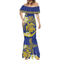 Te Vaiaho o te Gagana Tokelau Mermaid Dress Polynesian Turtle - Malo Ni!