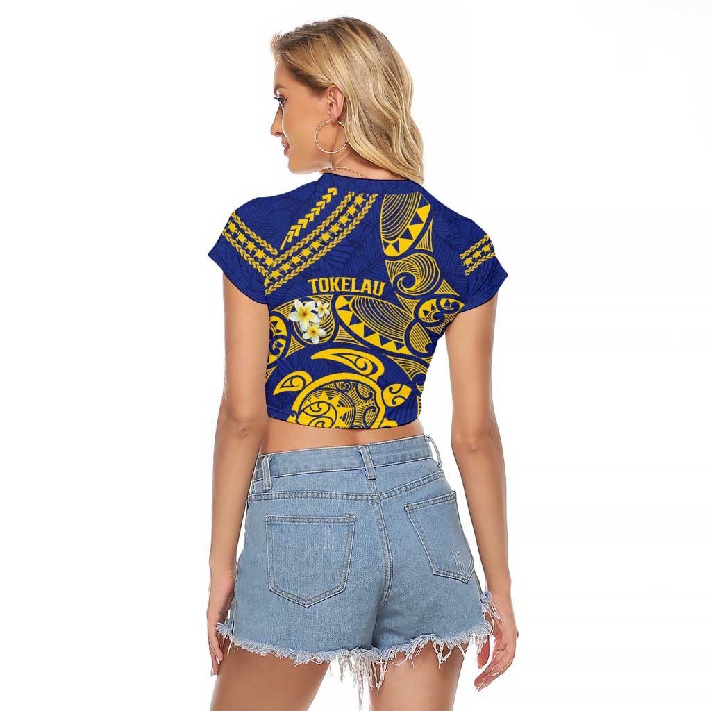 Te Vaiaho o te Gagana Tokelau Raglan Cropped T Shirt Polynesian Turtle - Malo Ni!