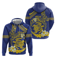 Te Vaiaho o te Gagana Tokelau Zip Hoodie Polynesian Turtle - Malo Ni!