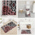New Zealand Bathroom Set Aotearoa Kowhaiwhai Mix Taniko Art - Polynesian Pride
