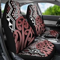 New Zealand Car Seat Cover Aotearoa Kowhaiwhai Mix Taniko Art LT14 - Polynesian Pride