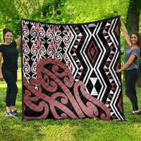 New Zealand Quilt Aotearoa Kowhaiwhai Mix Taniko Art LT14 - Polynesian Pride
