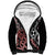 New Zealand Sherpa Hoodie Aotearoa Kowhaiwhai Mix Taniko Art LT14 Unisex Brown - Polynesian Pride
