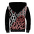 New Zealand Sherpa Hoodie Aotearoa Kowhaiwhai Mix Taniko Art LT14 - Polynesian Pride