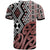 New Zealand T Shirt Aotearoa Kowhaiwhai Mix Taniko Art LT14 - Polynesian Pride
