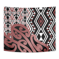 New Zealand Tapestry Aotearoa Kowhaiwhai Mix Taniko Art LT14 - Polynesian Pride