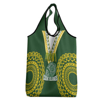 Avaiki Cook Islands Rugby Grocery Bag Kuki Airani Tatau Green - Polynesian Pride