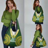 Avaiki Cook Islands Rugby Grocery Bag Kuki Airani Tatau Green - Polynesian Pride