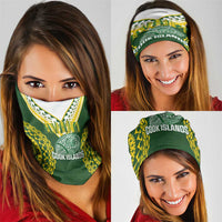 Avaiki Cook Islands Rugby Neck Gaiter Kuki Airani Tatau Green - Polynesian Pride