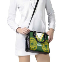 Avaiki Cook Islands Rugby Shoulder Handbag Kuki Airani Tatau Green - Polynesian Pride