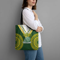 Avaiki Cook Islands Rugby Tote Bag Kuki Airani Tatau Green - Polynesian Pride