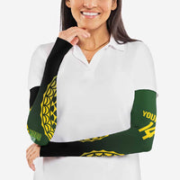 Custom Avaiki Cook Islands Rugby Arm Sleeves Kuki Airani Tatau Black - Polynesian Pride