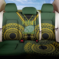 Avaiki Cook Islands Rugby Back Car Seat Cover Kuki Airani Tatau Black LT14 One Size Black - Polynesian Pride