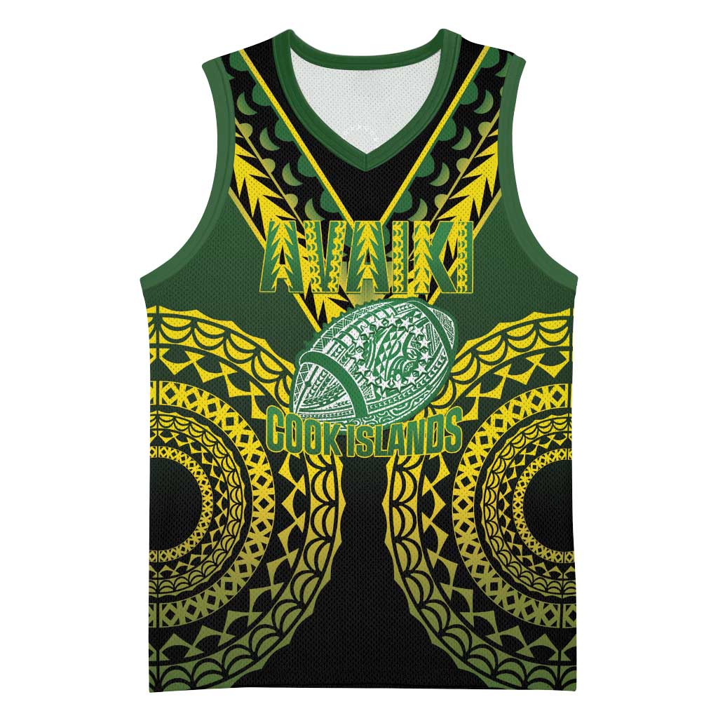 Custom Avaiki Cook Islands Rugby Basketball Jersey Kuki Airani Tatau Black LT14 Unisex Black - Polynesian Pride