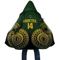 Custom Avaiki Cook Islands Rugby Cloak Kuki Airani Tatau Black - Polynesian Pride