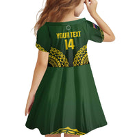 Custom Avaiki Cook Islands Rugby Family Matching Mermaid Dress and Hawaiian Shirt Kuki Airani Tatau Black - Polynesian Pride