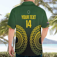 Custom Avaiki Cook Islands Rugby Hawaiian Shirt Kuki Airani Tatau Black - Polynesian Pride