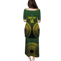 Custom Avaiki Cook Islands Rugby Puletasi Kuki Airani Tatau Black - Polynesian Pride