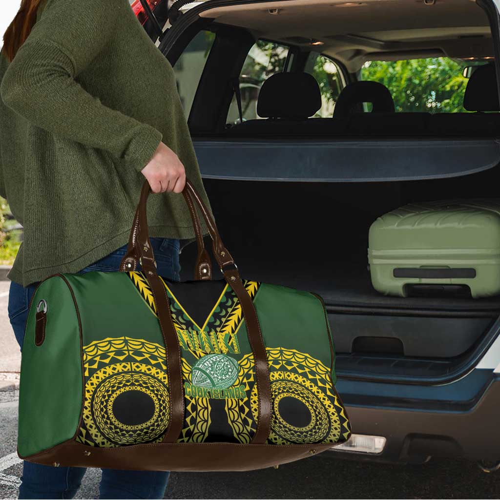 Avaiki Cook Islands Rugby Travel Bag Kuki Airani Tatau Black LT14 - Polynesian Pride