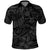 Polynesia Polo Shirt Polynesian Pattern Mix Plumeria Black LT14 Black - Polynesian Pride